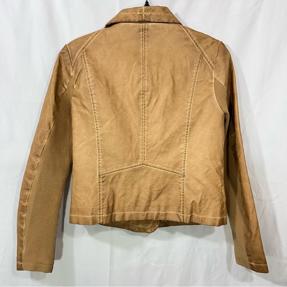 Bagatelle jacket , distressed , moto , faux leather jacket - Picture 3 of 15